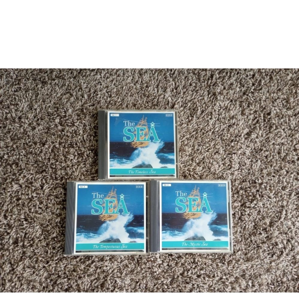 The Sea Vol 1-3 Timeless, Tempestous, Mystic, 3 CD Set 1992